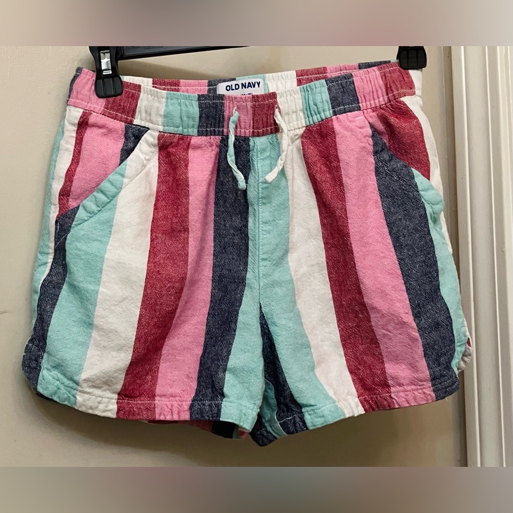 Girls Old Navy Multicolor Striped Shorts Size XLG 14/16, Bundle for deals!